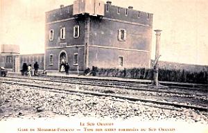 Moghrar-Fonkani - Pres de Ain-Sefra - Gare Fortifiee